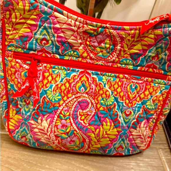 VERA BRADLEY PAISLEY IN PARADISE ON THE GO SATCHEL - Picture 12 of 16